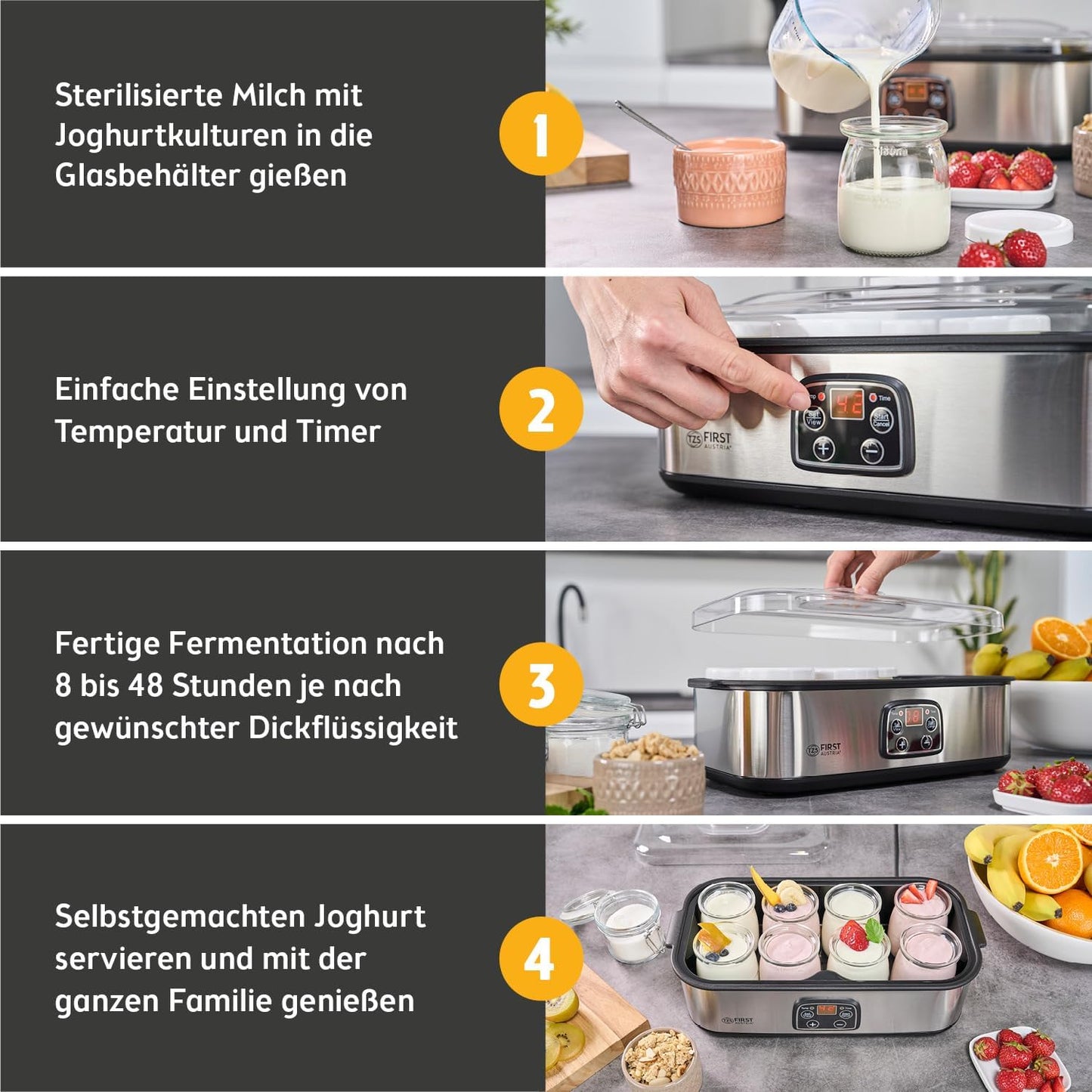 FIRST AUSTRIA Yogurt Maker FA-5120-2