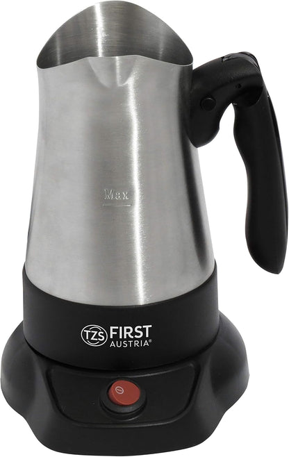 Aparat për kafe turke FIRST Austria FA-5450-3, 800 W, inox/zi