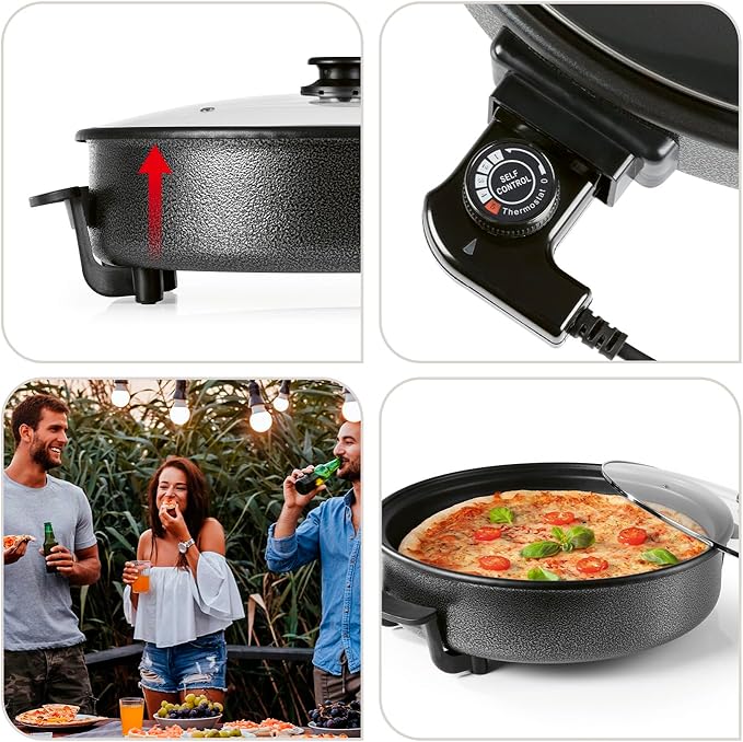 GOURMETmaxx Elektrische Partypfanne Ø40 cm