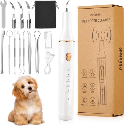 Pastrues dhëmbësh për kafshë Petbank Pet Tooth Cleaner, ultrasonik 32–42 kHz