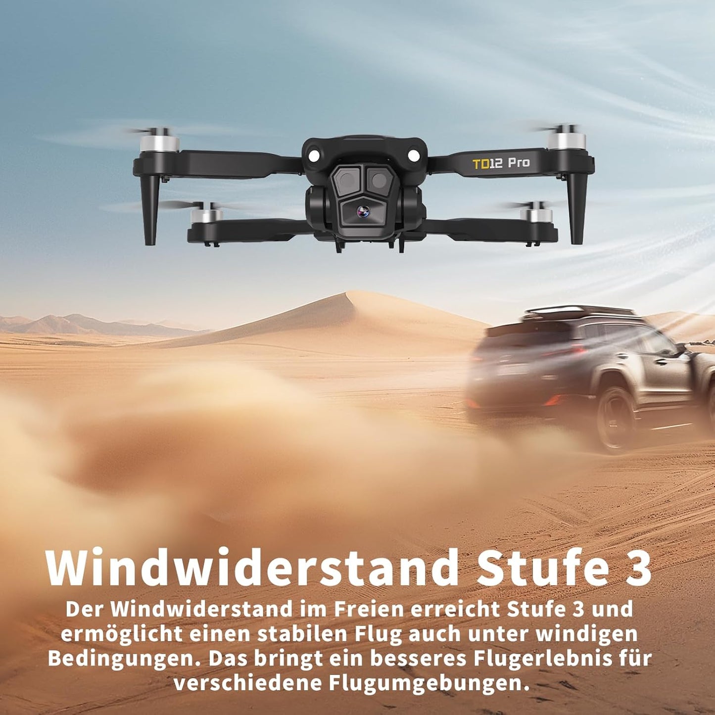 Dron Toladrone TD12 PRO, 1080P, brushless, i zi