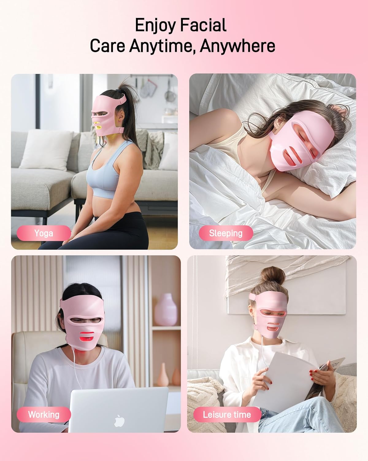 Zelvory PhotonMask – Maskë LED me Terapi Drite për Fytyrë