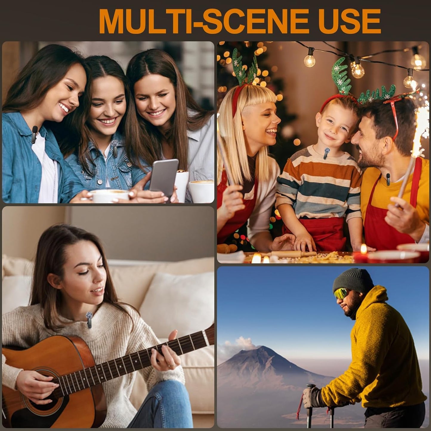 Mikrofon Jubolion Wireless Lavalier, USB-C, i zi