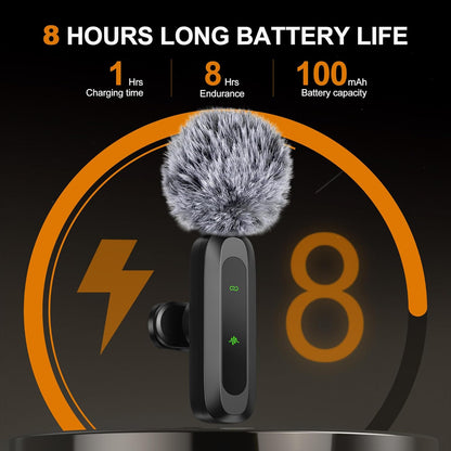 Mikrofon Jubolion Wireless Lavalier, USB-C, i zi