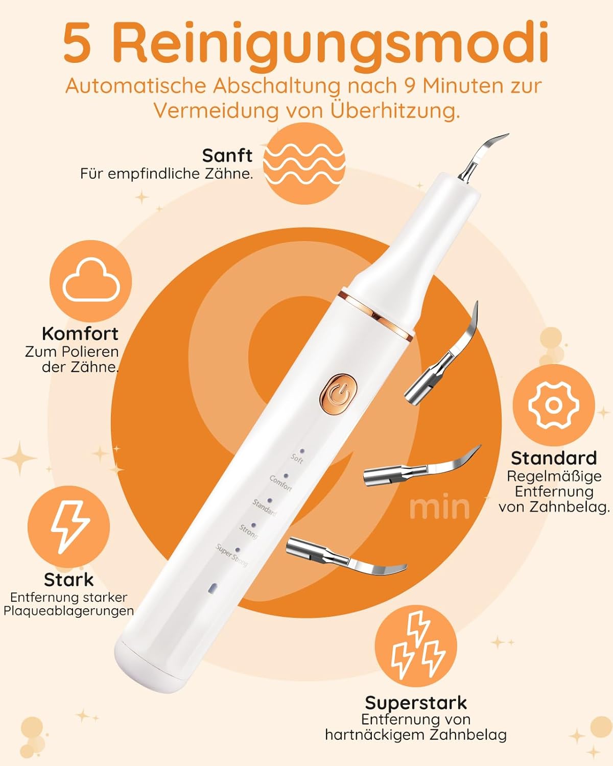 Pastrues dhëmbësh për kafshë Petbank Pet Tooth Cleaner, ultrasonik 32–42 kHz