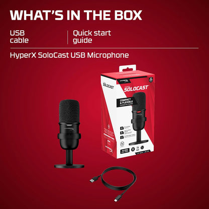 HyperX SoloCast – USB Condenser Gaming Microphone