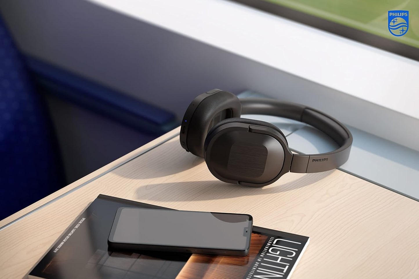 Kufje Philips 6000 Series TAH6506 me Active Noise Cancelling, Bluetooth, Over-Ear, të zeza