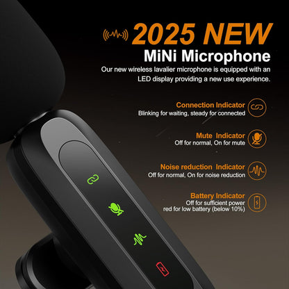 Mikrofon Jubolion Wireless Lavalier, USB-C, i zi