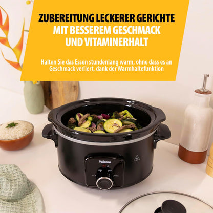TRISTAR VS-3915 – Slow Cooker (Tenxhere Elektrike për Gatim të Ngadalshëm) 3.5L