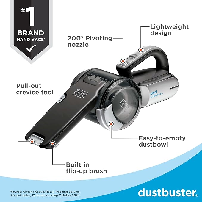 BLACK+DECKER Dustbuster Pivot 18V – PV1820L