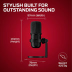 HyperX SoloCast – USB Condenser Gaming Microphone