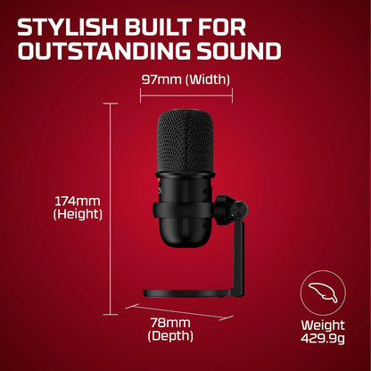 HyperX SoloCast – USB Condenser Gaming Microphone
