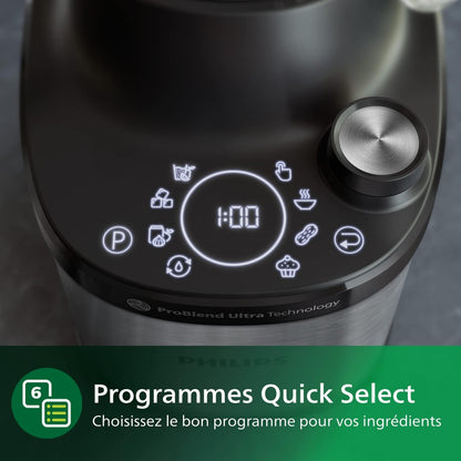 Blender Philips 7000 Series High Speed HR3760, ProBlend Ultra, 1500w, 2 shishe To-Go