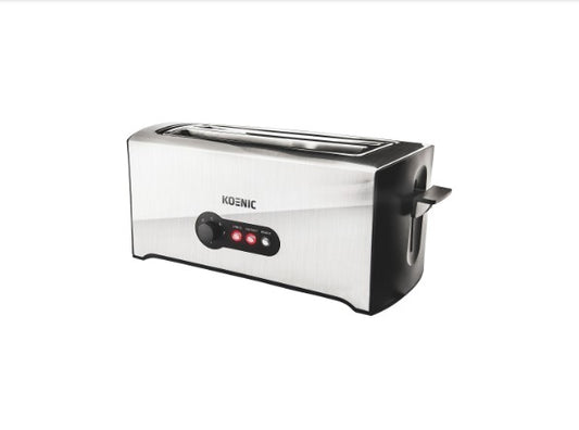 Toster Koenic KTO 4331 M, Inox, 1600W, i hirtë/zi