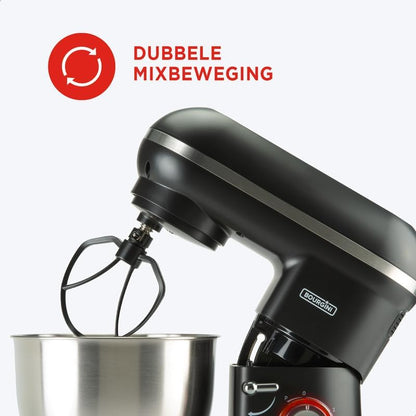 Mikser Bourgini Classic Kitchen Chef Black, 4.5L, 1000W, i zi