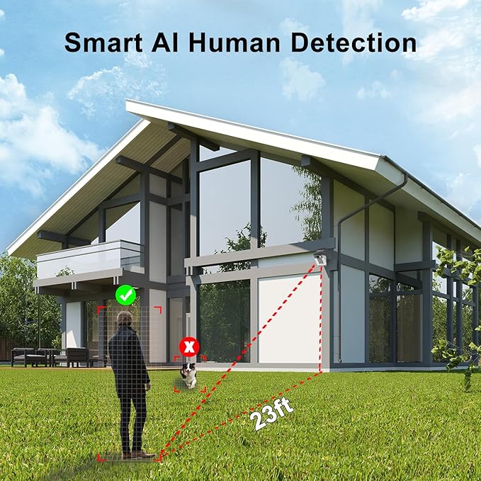 Kamerë Sigurie WiFi me Energji Solare – 1080P HD | PIR | IP66