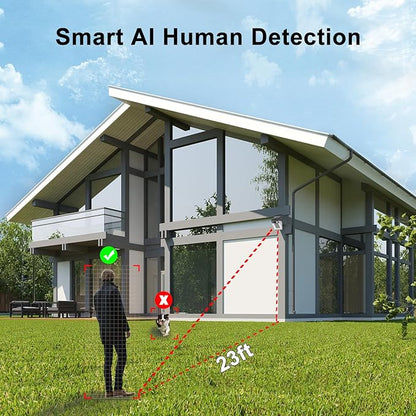 Kamerë Sigurie WiFi me Energji Solare – 1080P HD | PIR | IP66