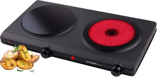 Pllakë gatimi infra të kuqe TZS First Austria FA-5096-2, 2500 W, e zezë