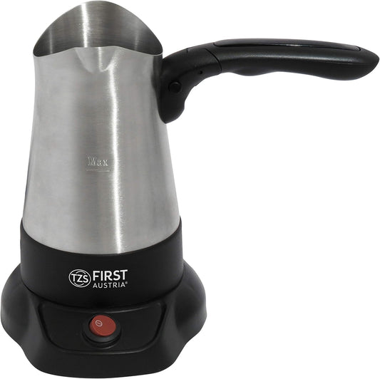 Aparat për kafe turke FIRST Austria FA-5450-3, 800 W, inox/zi