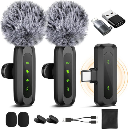 Mikrofon Jubolion Wireless Lavalier, USB-C, i zi