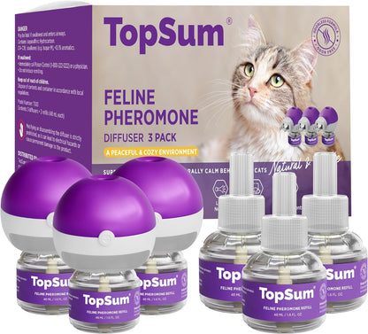 Feromon qetësues për mace TopSum Beruhigung Pheromone, 3 copë
