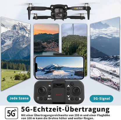 Dron Toladrone TD12 PRO, 1080P, brushless, i zi