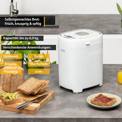 Makinë për bukë First Austria FA-5150-3, 550W, 900g, e bardhë
