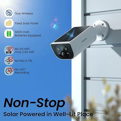 AOQEE 3MP 2K Solar Security Camera