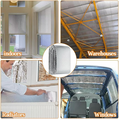 Foli reflektuese për radiator EASYmaxx Wärme-Reflexionsfolie für Heizkörper, alumini, 100x70cm