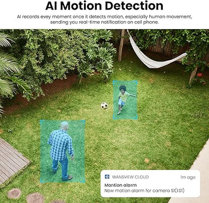 AOQEE 3MP 2K Solar Security Camera