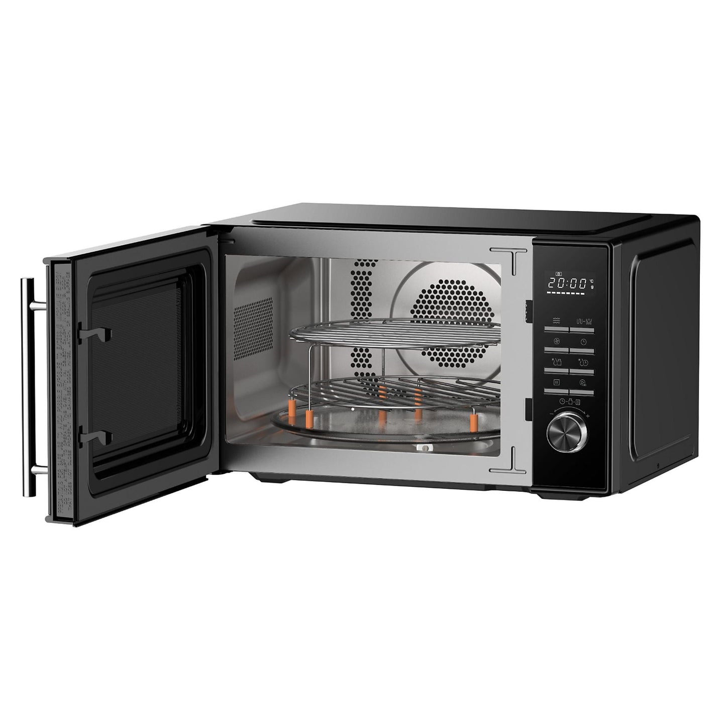 Mikrovalë me grill Inventum MN237CB Combi Magnetron, 900 W, 23 L, e zezë