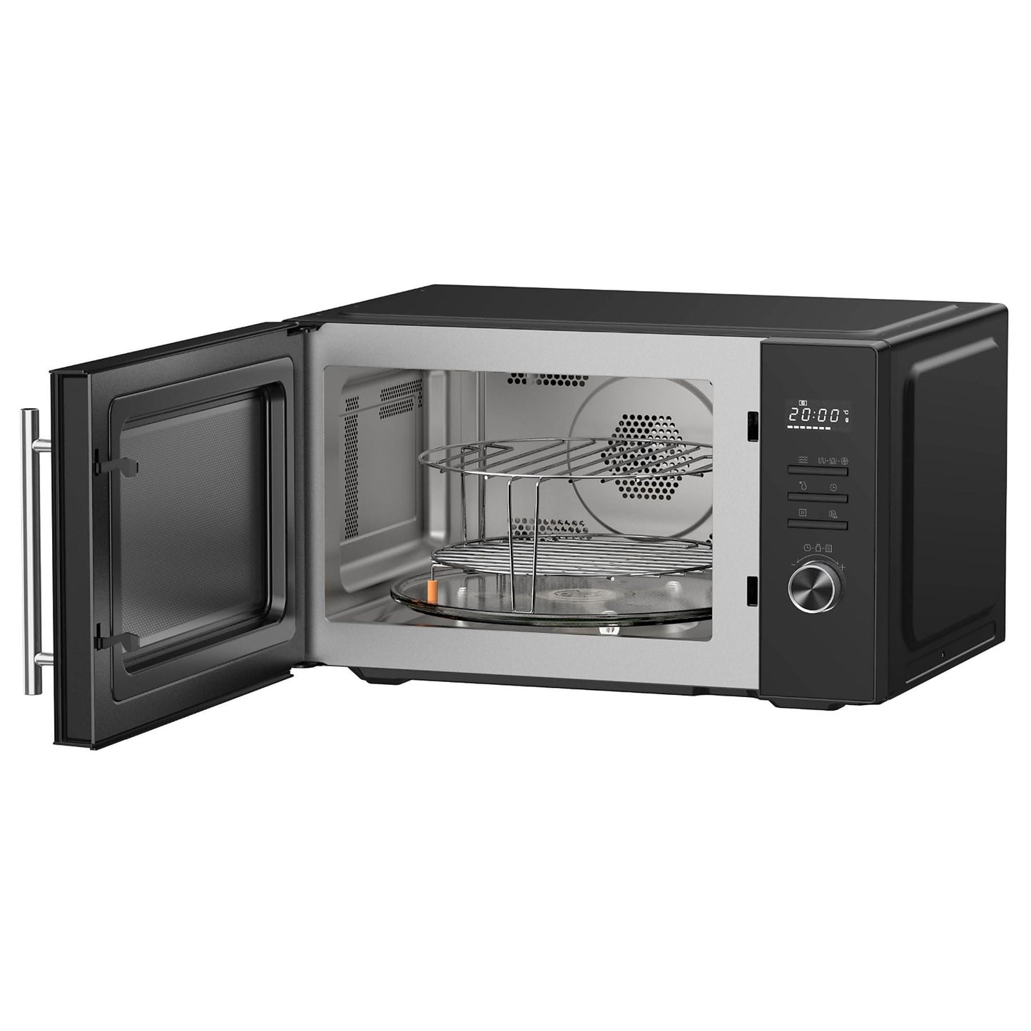 Mikrovalë me grill Inventum MN297CB, 1000W, 29 L, e zezë