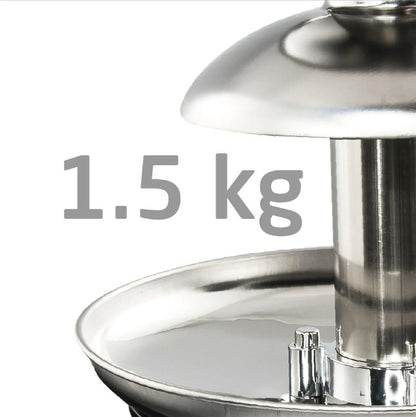 Fontanë për çokollatë KOENIC KCF 2221, 320W, Kapacitet 1.5 kg, e zezë/argjendtë