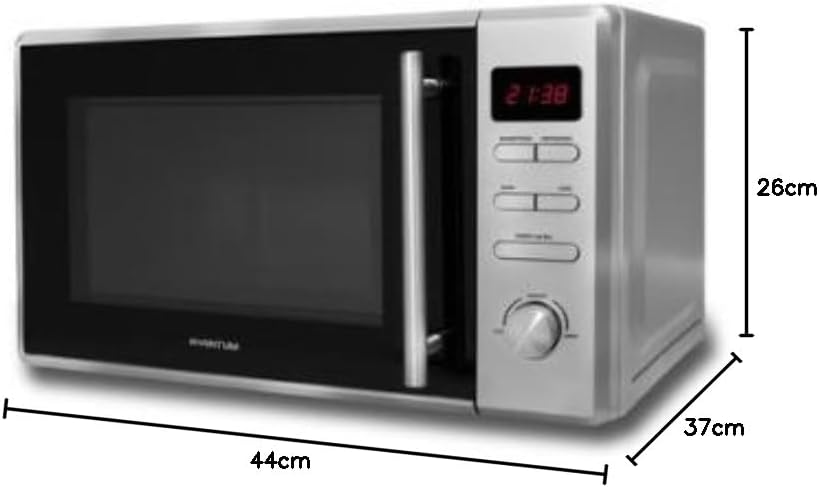 Mikrovalë Inventum MN207S Solo 20L, 800W, 5 Fuqi, argjendtë