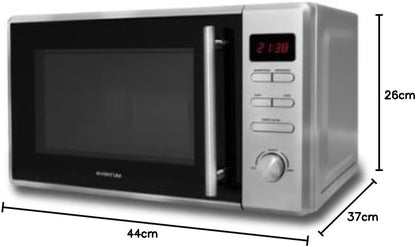 Mikrovalë Inventum MN207S Solo 20L, 800W, 5 Fuqi, argjendtë