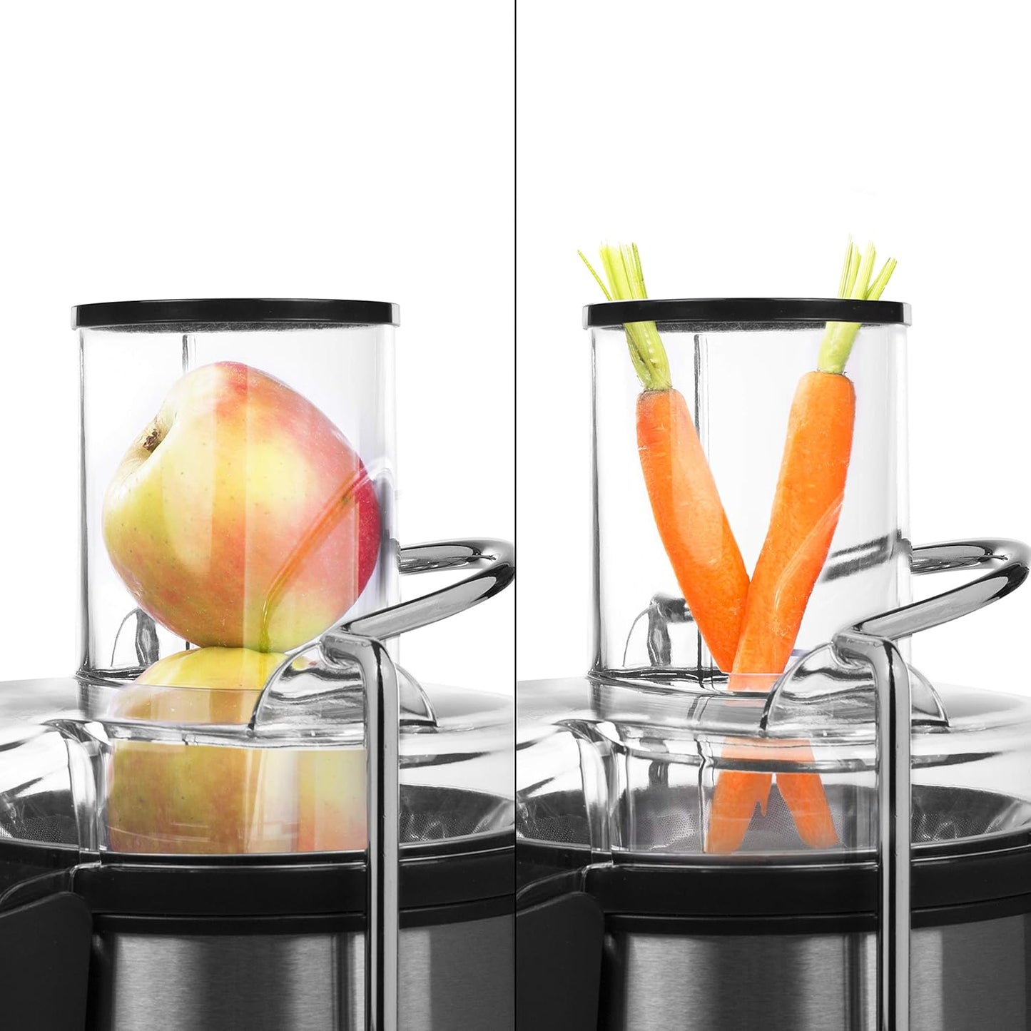 Shtrydhëse frutash PRINCESS Juice Extractor 800W, Tub 75 mm, e zezë