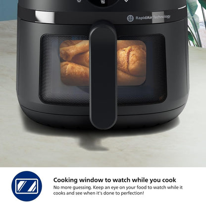 Fritezë PHILIPS Airfryer 2000 Series, 4.2L, RapidAir Technology, 1500W, e zezë