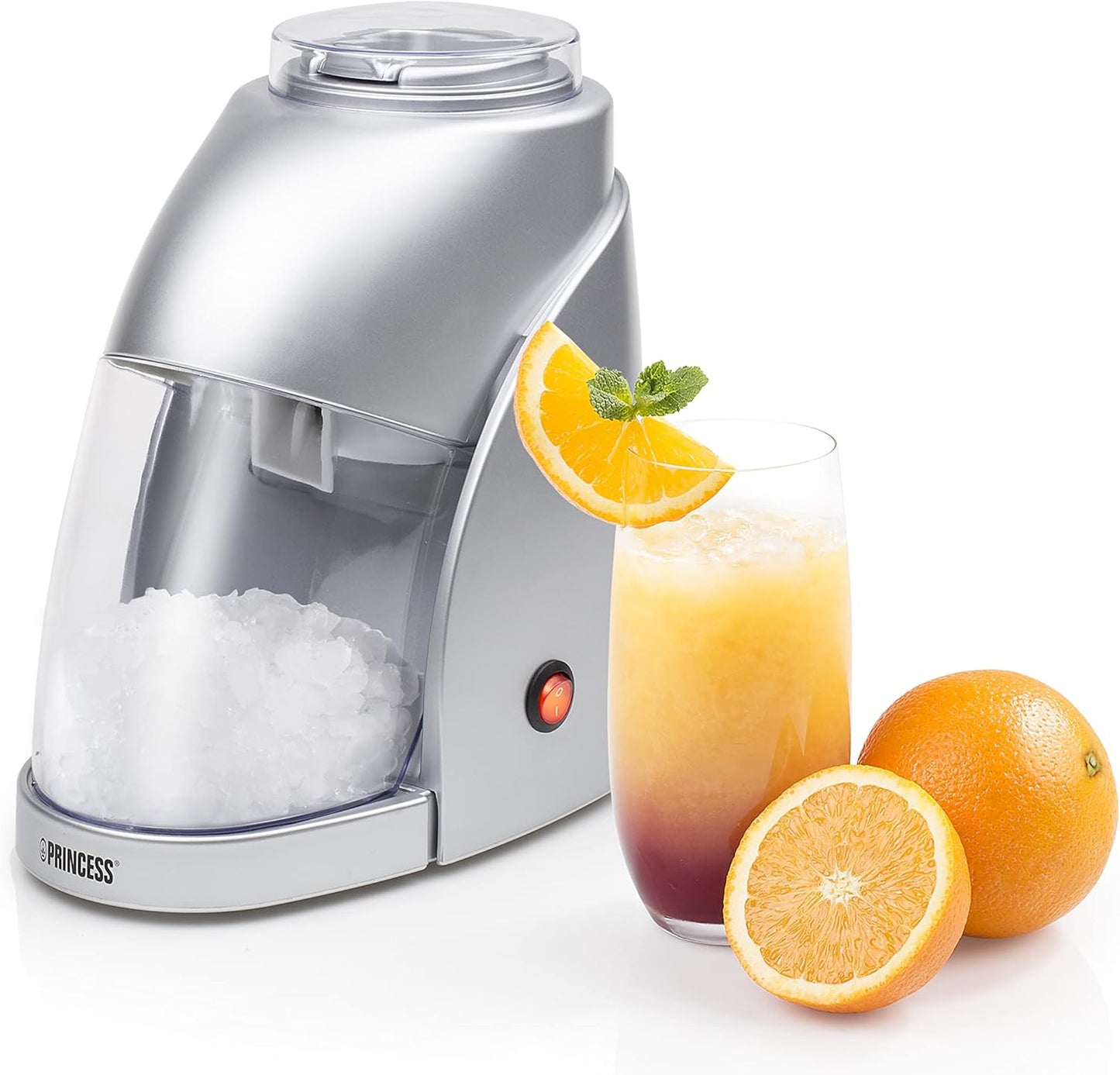 Grirëse skulli PRINCESS Ice Crusher 282984, 55W, 600ml, e argjendtë