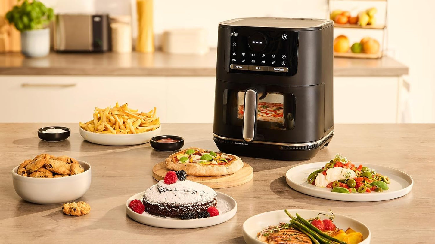 Fritezë me ajër Braun MultiFry 5 HF5073 2000W, 6L, e zezë