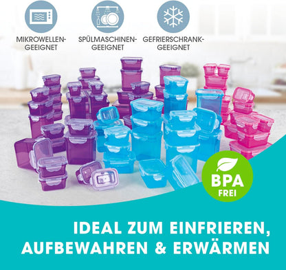 Set kuti për ruajtje të ushqimit GOURMETmaxx Klick-it, 36 pjesë