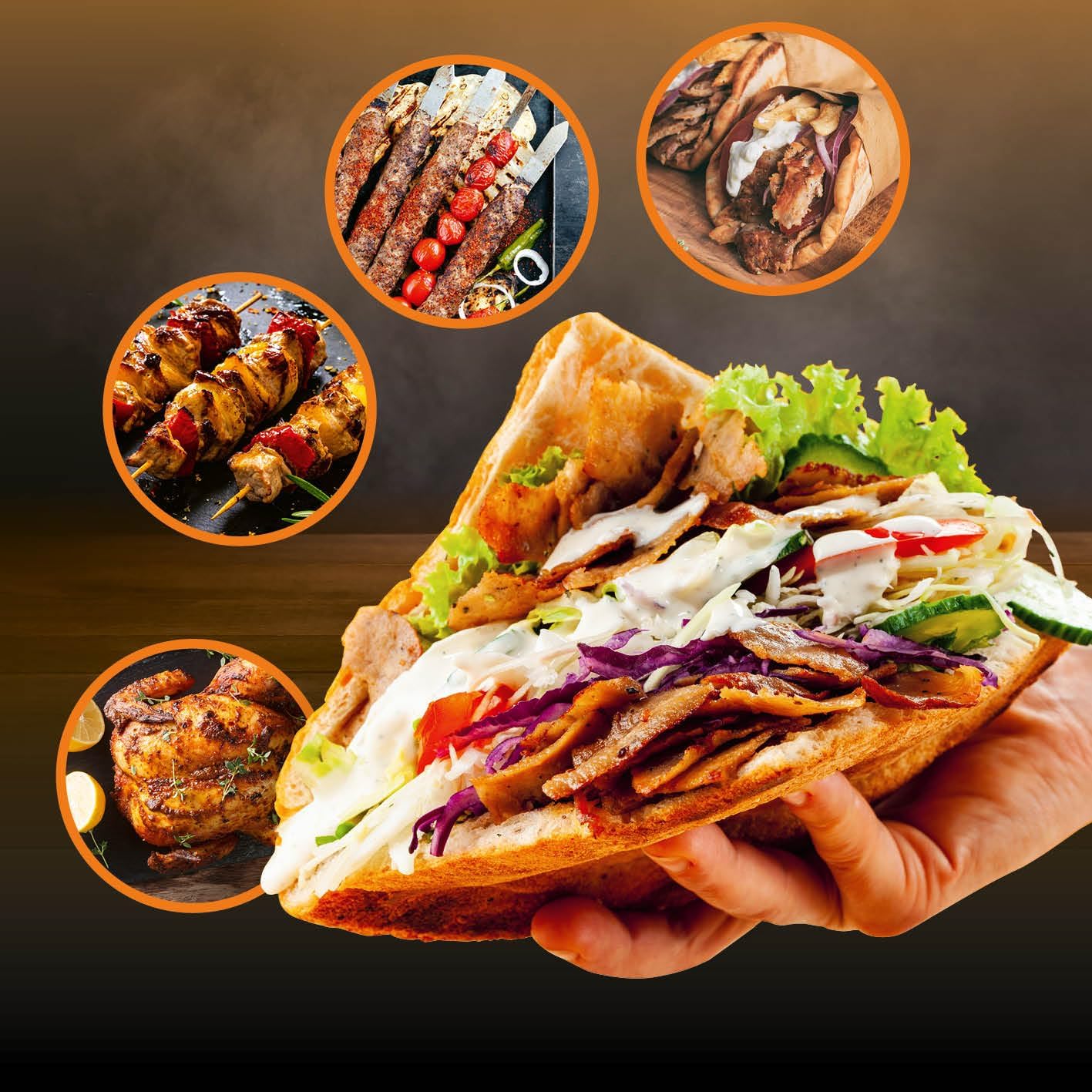 Grill vertikal GOURMETmaxx Dönergrill, 1400W