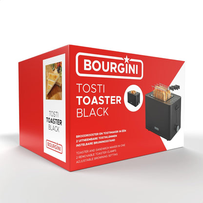 Toster Bourgini Toast Toaster, 850W, i zi