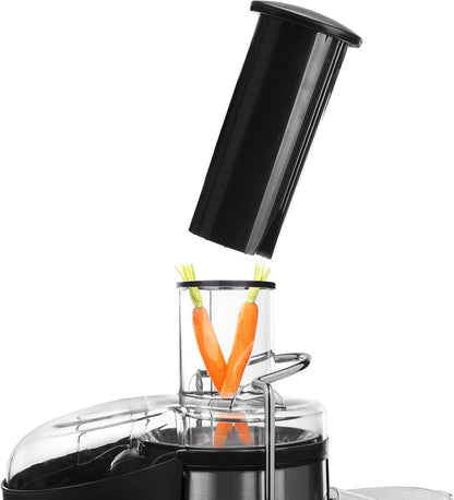 Shtrydhëse frutash PRINCESS Juice Extractor 800W, Tub 75 mm, e zezë
