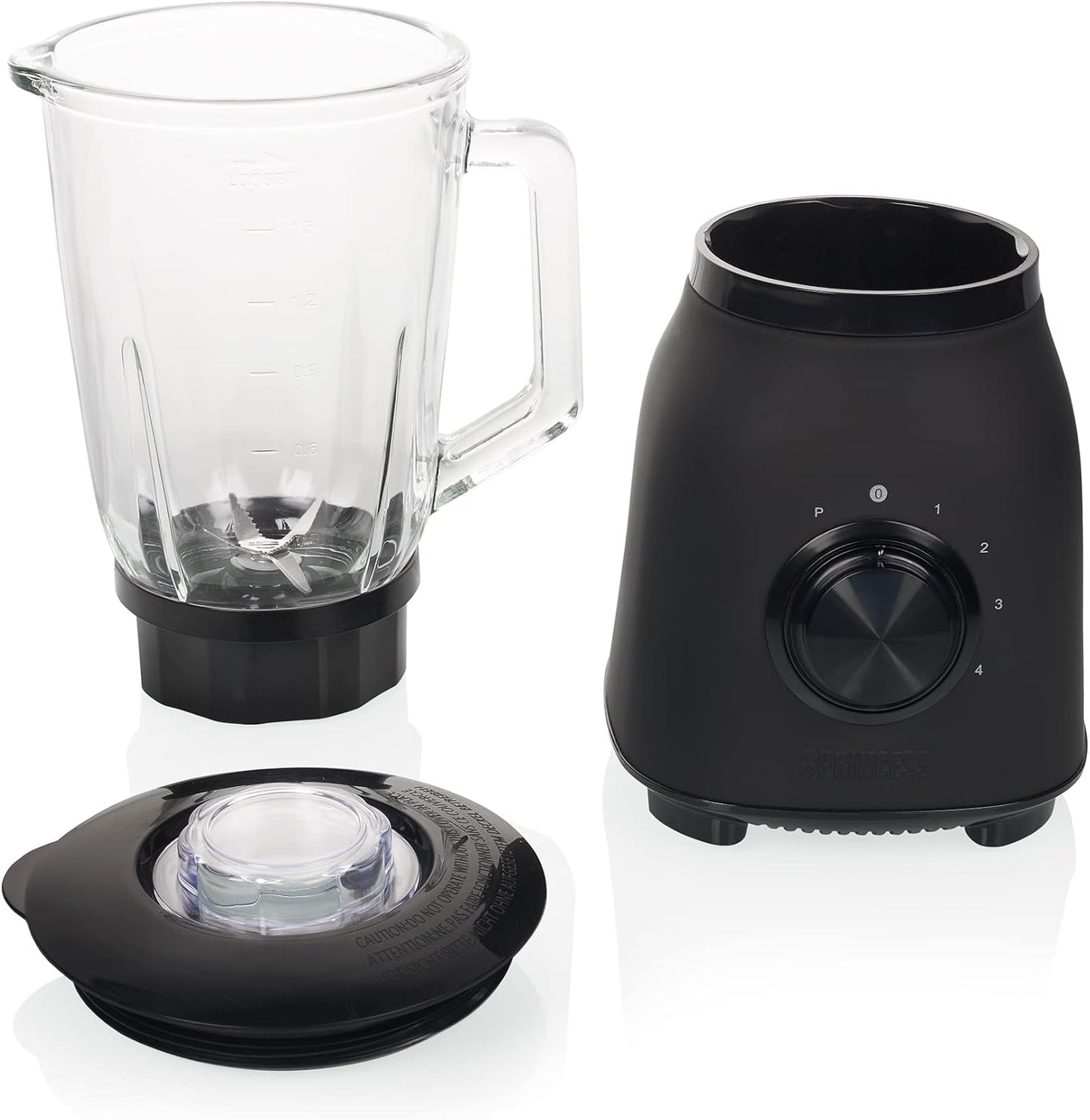Blender Princess Black Steel 1000, 1.5L, 1000W, i zi
