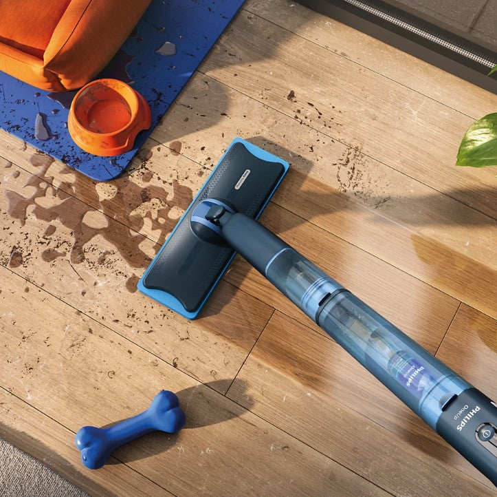 Shtupë elektrike Philips OneUp Electric Mop, 400W, 0.3L, e kaltër