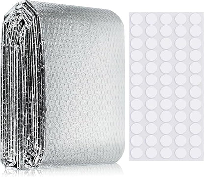 Foli reflektuese për radiator EASYmaxx Wärme-Reflexionsfolie für Heizkörper, alumini, 100x70cm