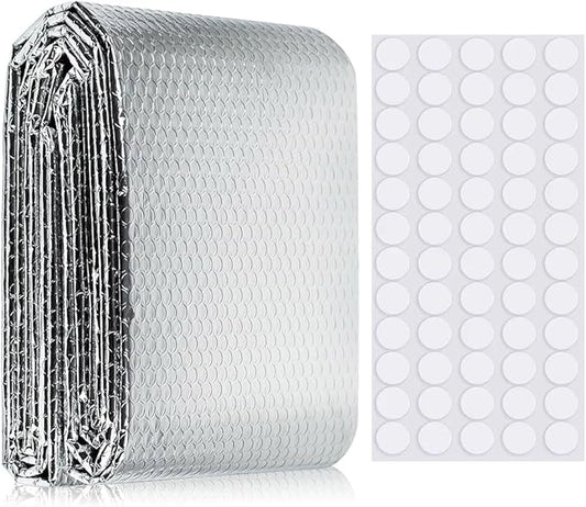 Foli reflektuese për radiator EASYmaxx Wärme-Reflexionsfolie für Heizkörper, alumini, 100x70cm
