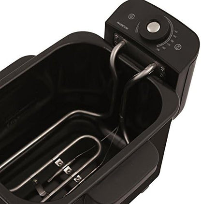 Fritezë me vaj Inventum GF431B, 2200W, 3L, e zezë