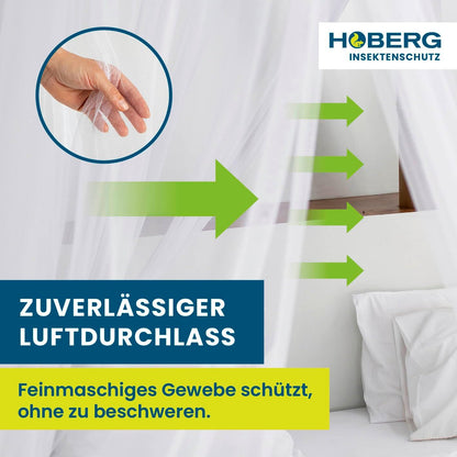 Rrjetë kundër insekteve HOBERG Insekten-Baldachin, 60x250x1200 cm, 0.39 kg