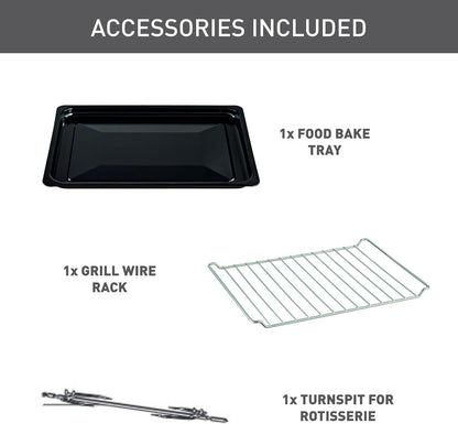 Furrë elektrike Tefal Convection Oven, 60L, 240°C, e zezë